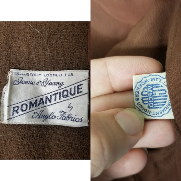 VINTAGE Icove & Young Romantique Anglo Fabrics Fur - Picture 5 of 8